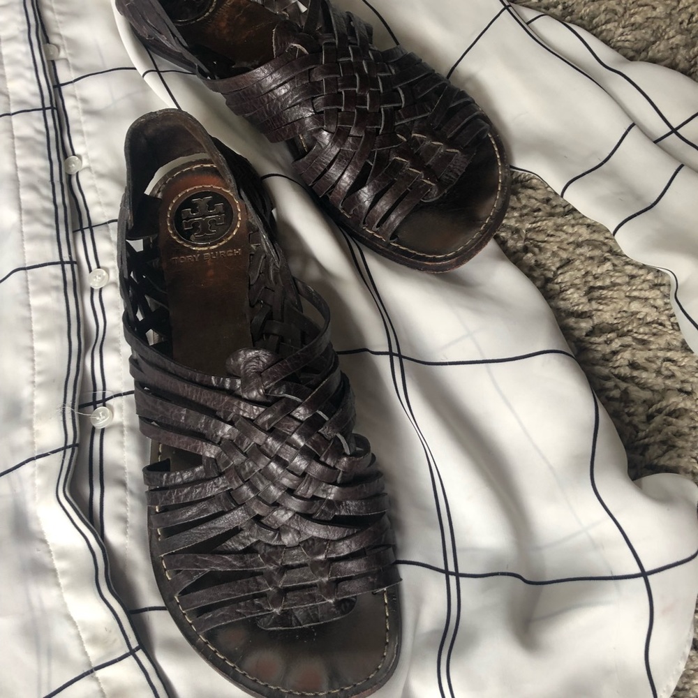 USED Tory Burch Anya Huarache